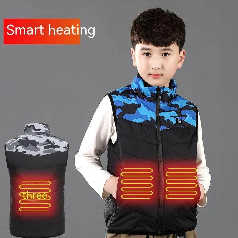 Children Thermal Winter Vest Jacket Outwear Boy Girl Kids