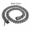 Zinc Alloy Wide Hip Hop Cuban Link Chain Necklace