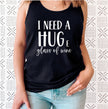 I Need a Huge Glass of Wine Racerback Tank Top