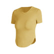 Nude feel Short-sleeved Workout Top Running gym top women