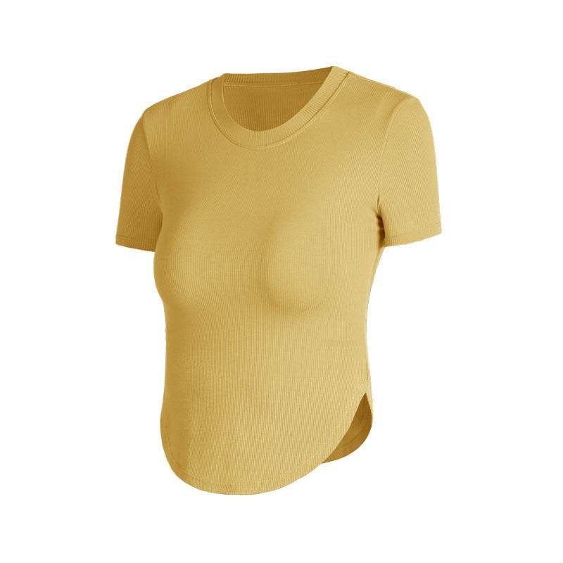 Nude feel Short-sleeved Workout Top Running gym top women