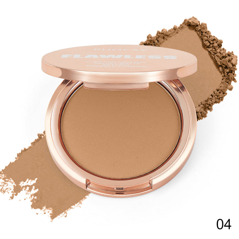 PHOFAY Matte Setting Pressed Powder – Flawless Finish Face Powder (8g, Multiple Sets)
