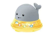 Baby Cute LED Light spray water whale bath toy