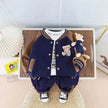 Children Fashionable Long Sleeve Three-piece Sweater Set