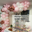 Rose Gold Balloon Arch Garland Kit – Wedding & Birthday Party Decoration