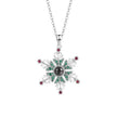 Snowflakes Christmas Necklace gift for women