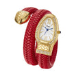Snake Watch Fashion,  Quartz Watch With Diamond Leather Strap