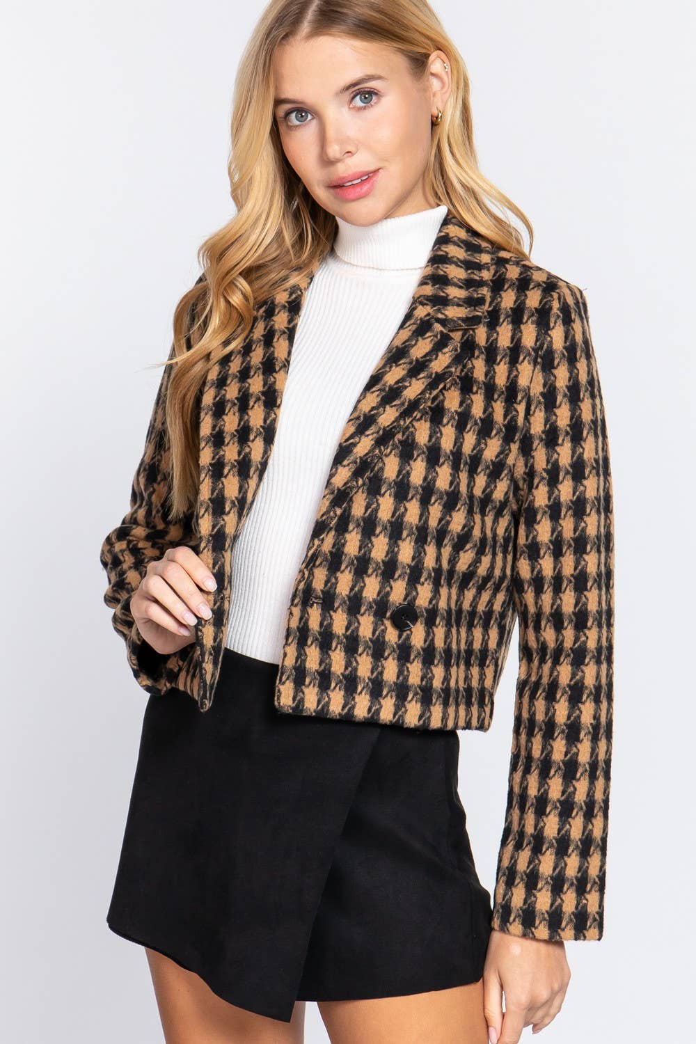 Camden Houndstooth Blazer