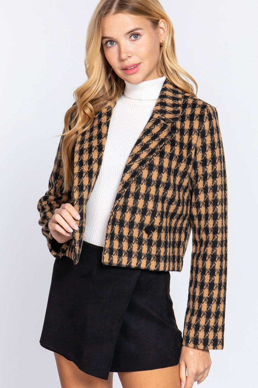 Camden Houndstooth Blazer