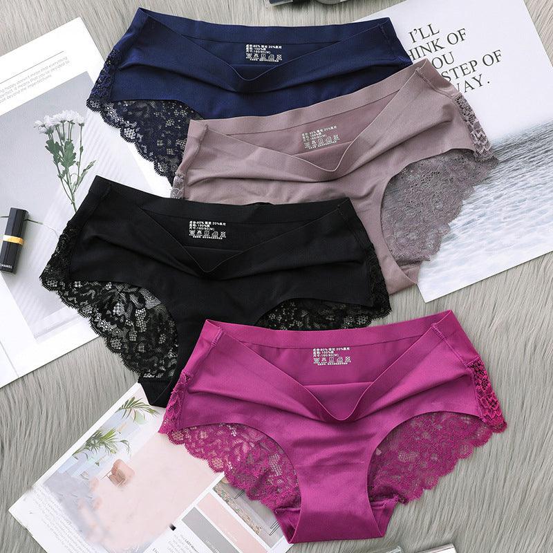 Women's Lace Briefs Hip-Lifting Breathable Nylon Everyday Underwear