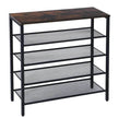 4-tier Shoe rack for entryway