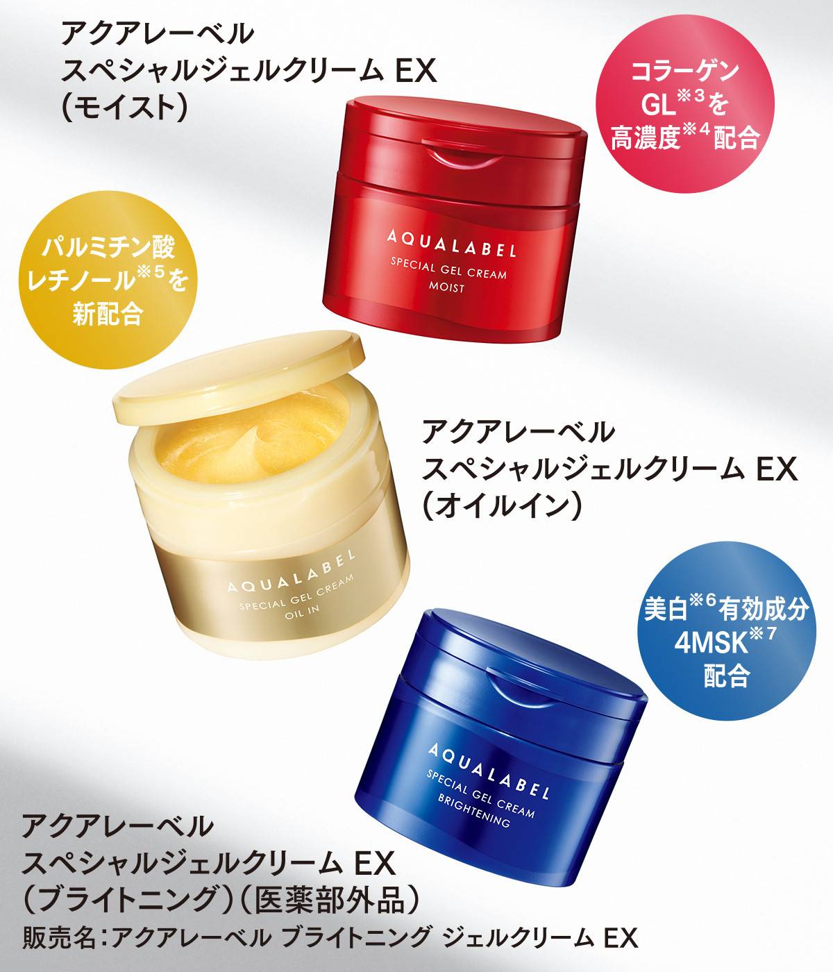 Shiseido Aqua Label Special Gel Cream Moist 90g - Red - New Version