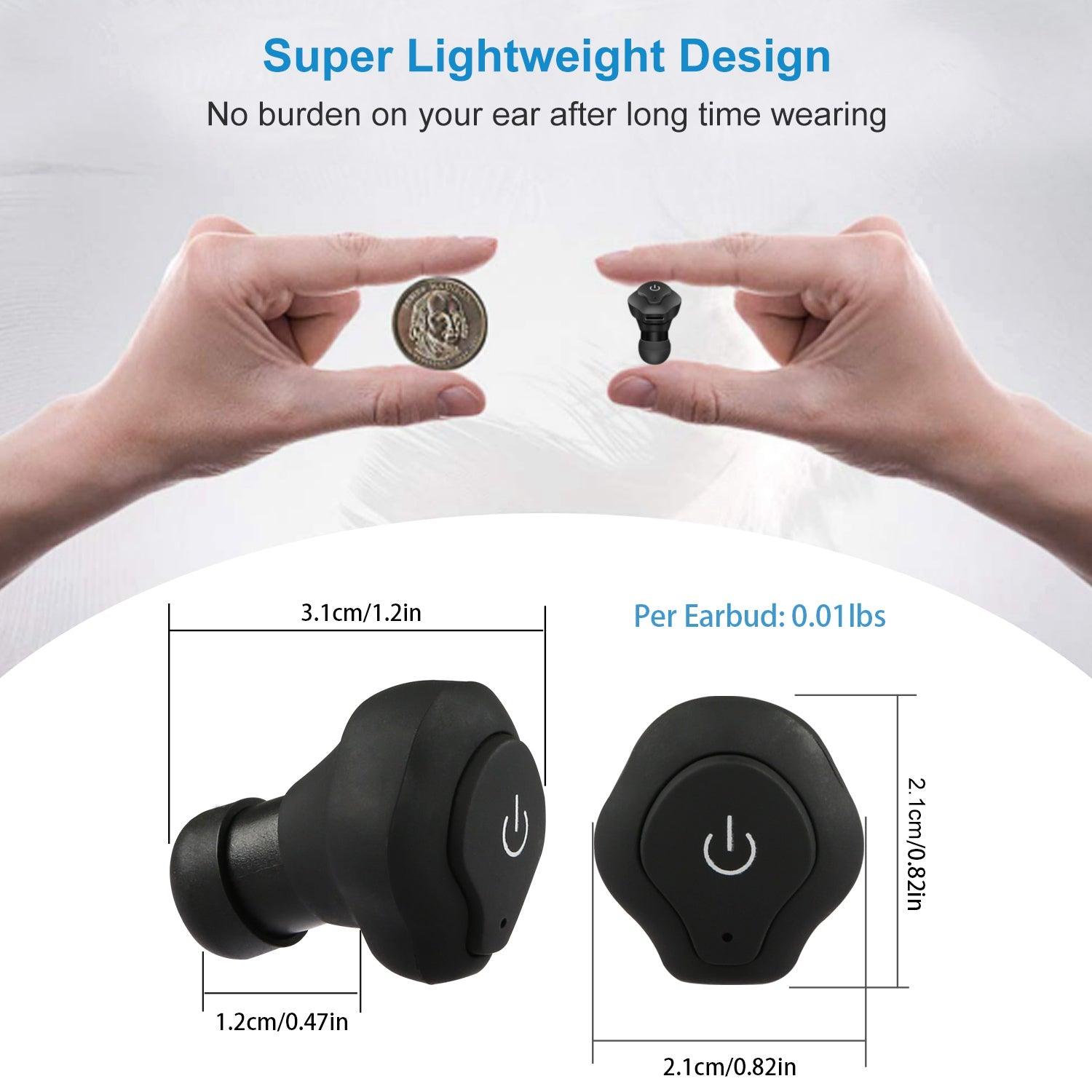 True Wireless Earbuds Bluetooth 4.2 aptX CVC 6.0 Noise Cancelling Business Driving Walking TWS