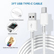 USB-C Fast Charger 2-Pack with 6ft Cable