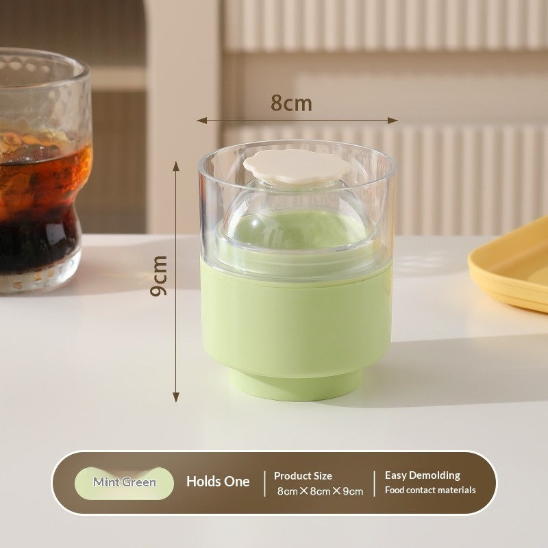 6cm Ice Ball Mold – Quick-Freeze Sphere Maker for Cocktails & Whiskey Drinks