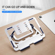 Aluminum Laptop Stand Adjustable Ergonomic 5-Angle Foldable Riser