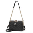 Diamond-Quilted Shoulder Bag for Women, Pillow Shape PU Leather Crossbody