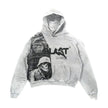 Y2K Gothic Zip-Up Hoodie – Retro Streetwear Loose Bat Sleeve Cardigan