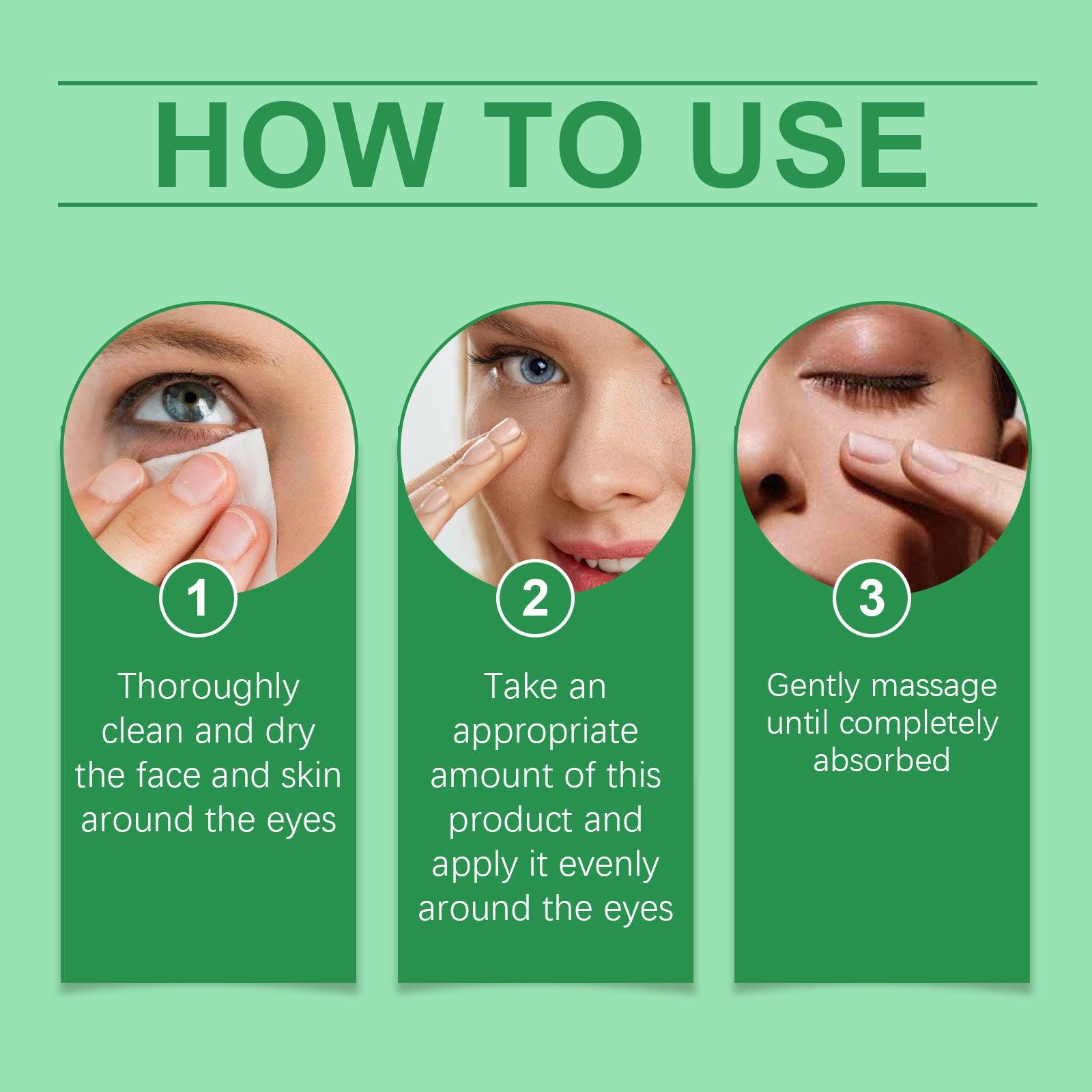 Peptide Protein Eye Gel Licorice Root Apple Extract Brightening Dark Circles Firming Lifting Fine Lines
