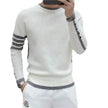 Simple All-match Slim fit Round Neck Pullover Sweater top for men