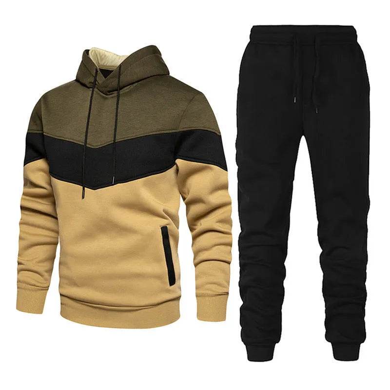 Winter Sweatsuit – Hooded Cotton Blend Sports Set for Men & Women