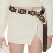 Vintage Riveted Punk Belt – Alloy & PU Unisex Fashion Belt in 110cm & 120cm (12 Styles)