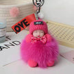 Cute Sleeping Doll Plush Doll Keychain Pendant Backpack Handbag Wallet Accessories