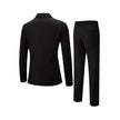 Men's Professional Business Suit Set – Black, Slim Fit, S–2XL (Canada & USA)