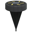 Solar Ground Lights with Ground Spike, 12 Pieces, Warm White