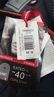 Outdoor Survival Canada Mens Atka -40 Down Parka Medium, Cold Lake Blue - ON DISPLAY
