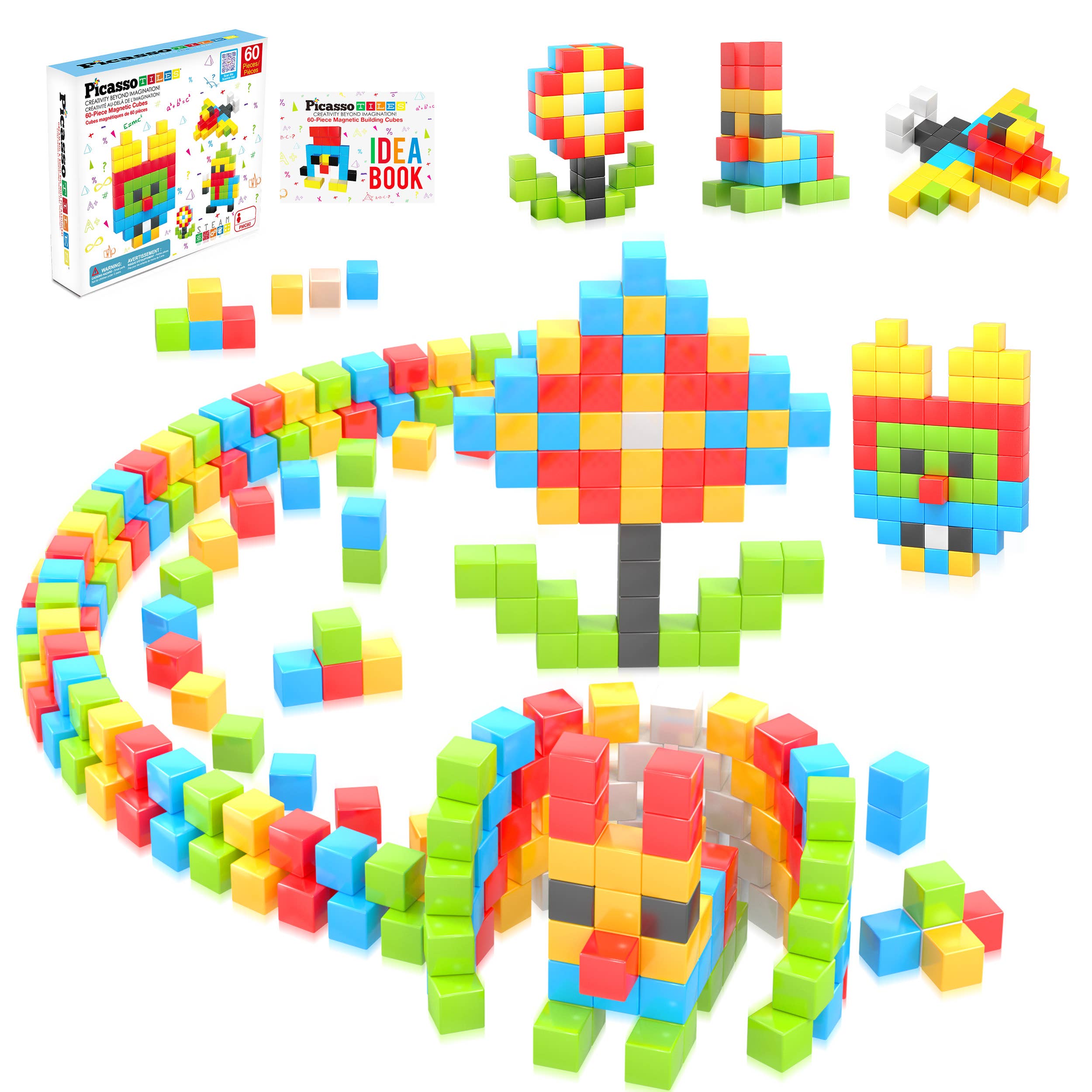 PicassoTiles - PicassoTiles 60pc 1.2