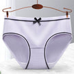 Women's Fashion Casual Threaded Mid-rise Shorts underpant 8pcs