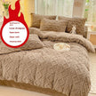 Winter Thickened Milk Fiber Soft Thermal Duvet Cover Bedding Set
