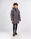 Outdoor Survival Canada Women's Jaci -40 Down Parka, Charcoal Grey, Small - ON DISPLAY