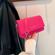 Luxury Women's Chain Embossed Square flap Shoulder Bag for women