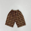 Fashion Personality Children's Plaid Stylish Pants Short pant for Boys