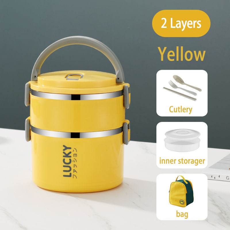 Sealed Multi Layered Thermal Stainless Steel Insulated Lunch box