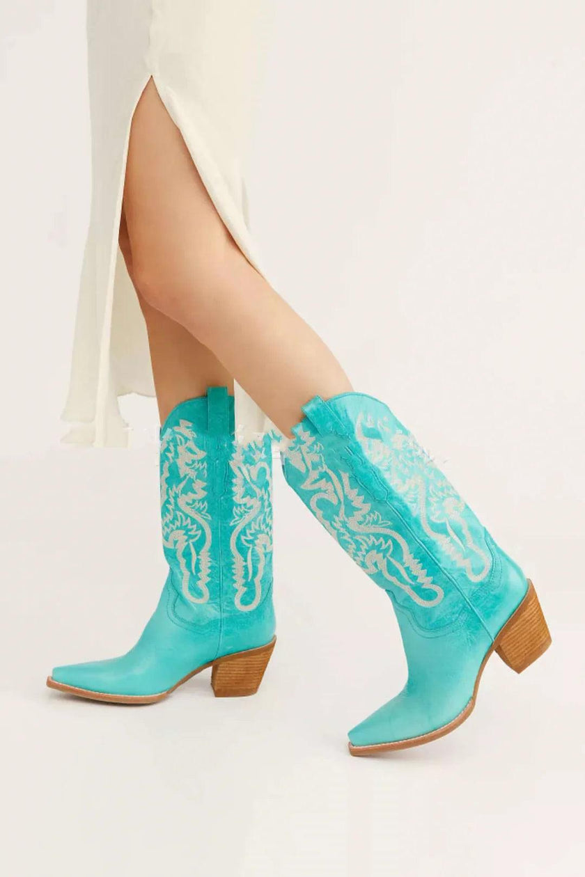 Artificial PU European And Beautiful Leather Sleeve Martin Boots for Women