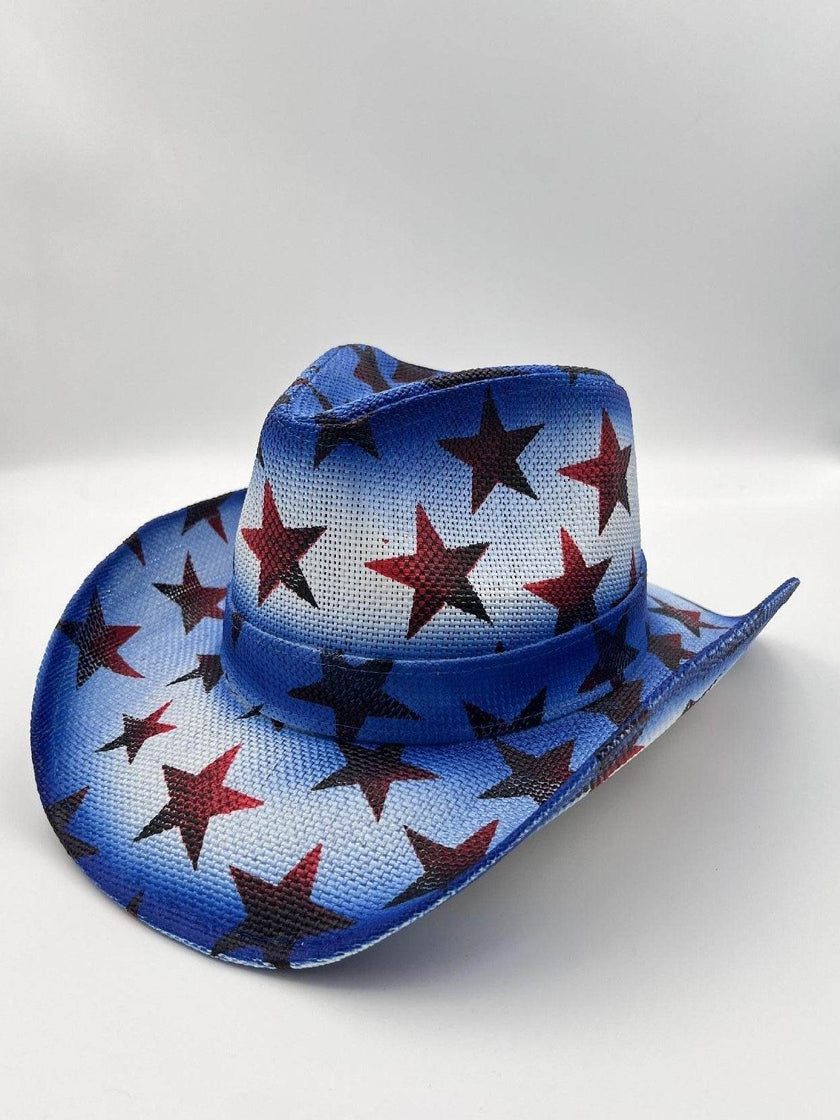 Summer Outdoor Ethnic Style Felt and Straw Cowboy Hat