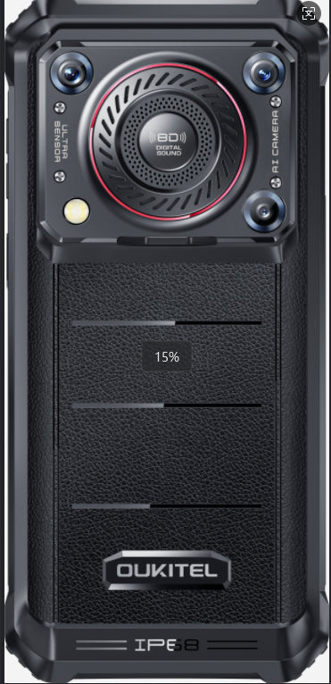 OUKITEL WP36 Pro Rugged Smartphone – 256GB, IP69K, Black