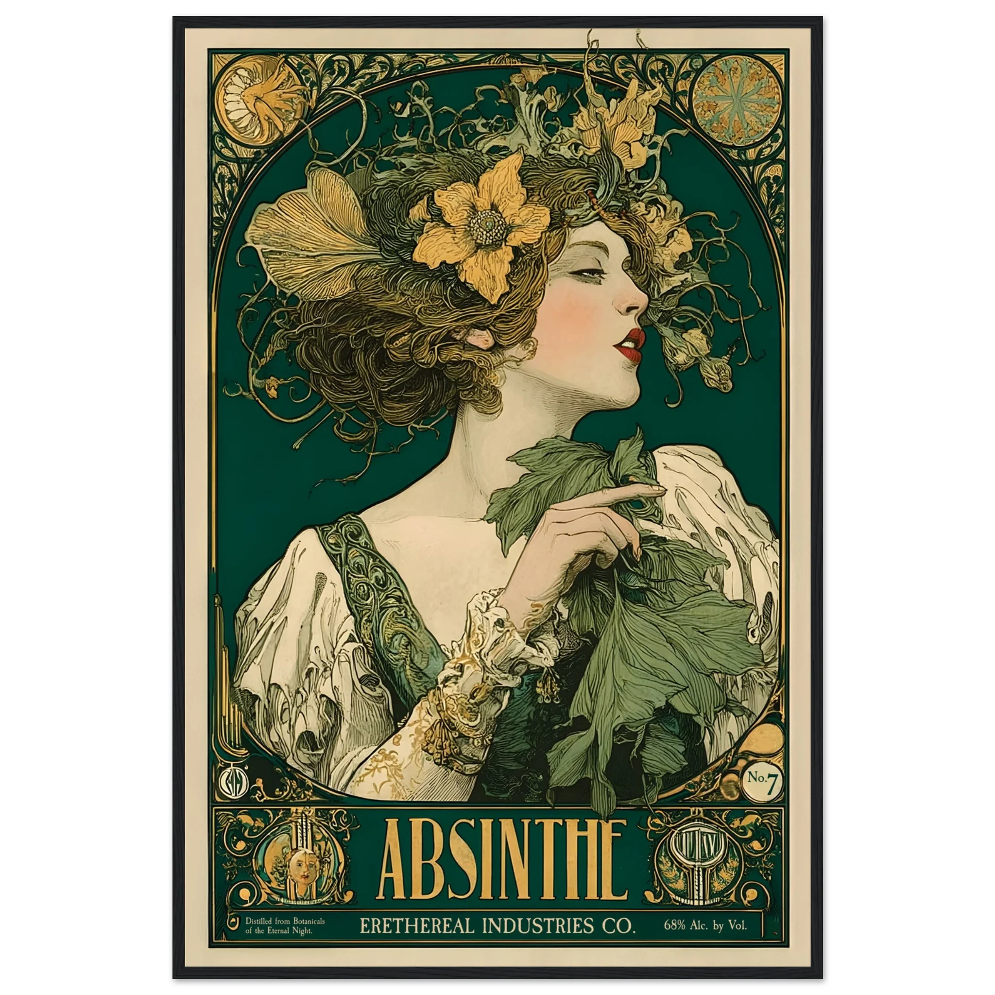 L’Absinthe d’Ombre - Poster & Framed Print