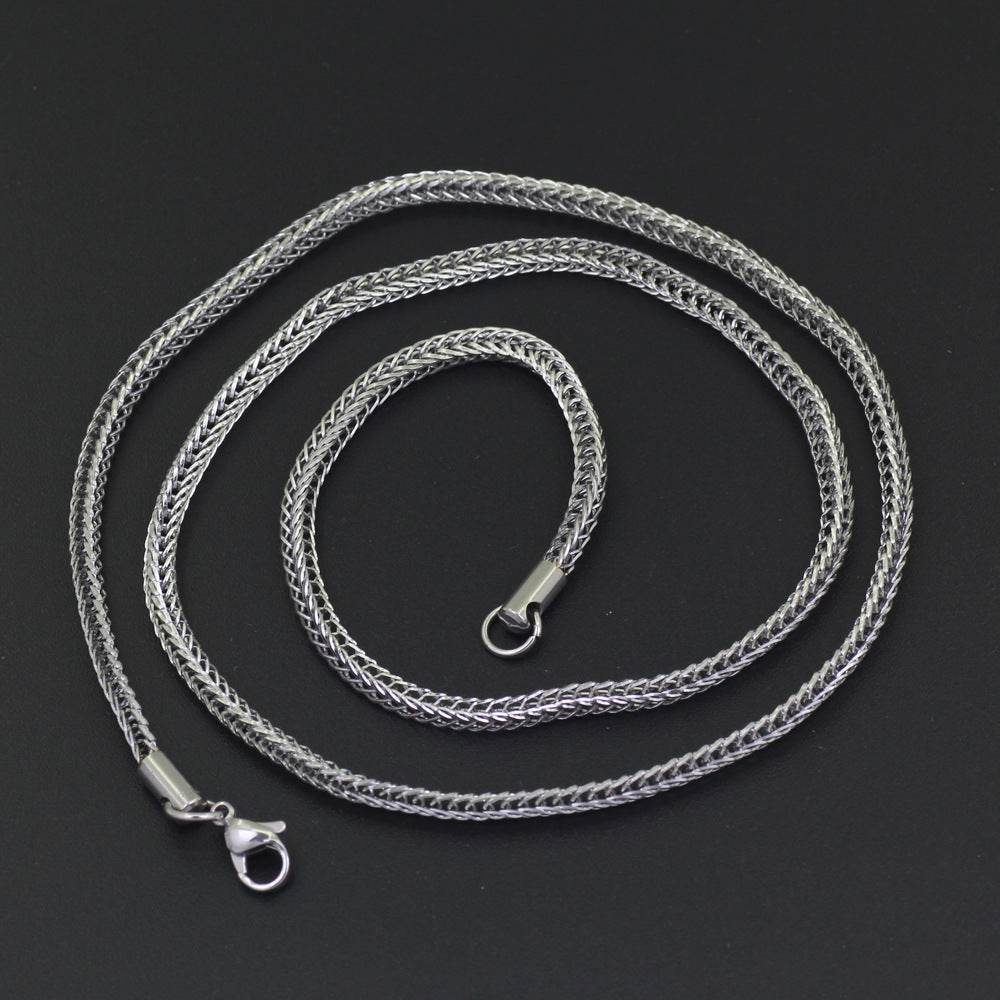 Vacuum Electroplating Stainless Steel Chain Necklace For Men And Women