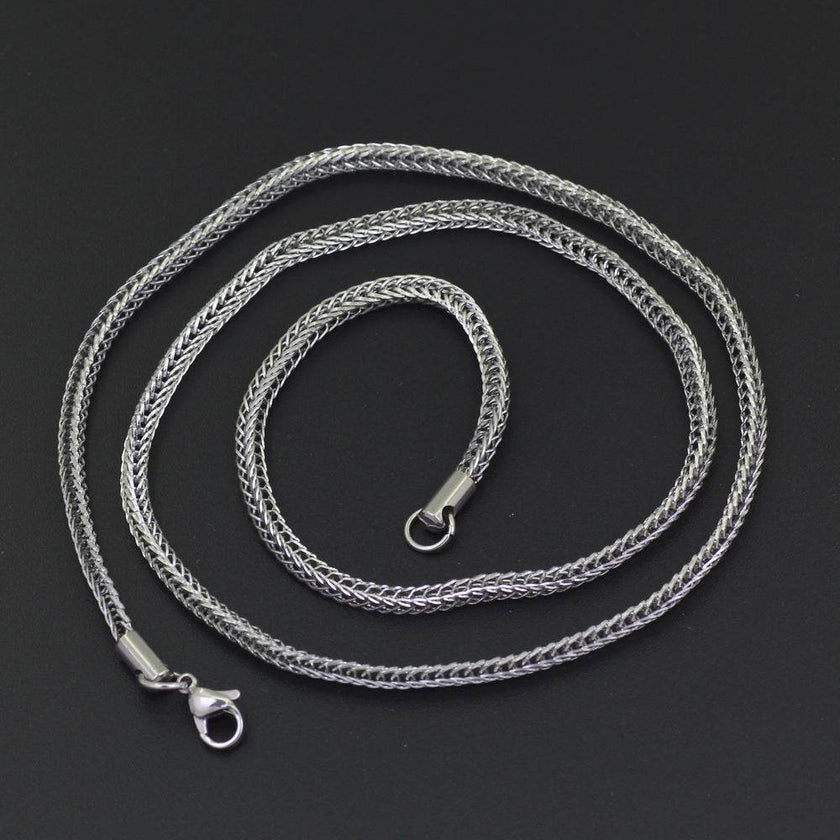 Vacuum Electroplating Stainless Steel Chain Necklace For Men And Women