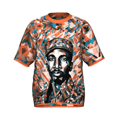 Thomas Sankara Orange Knitted Shirt