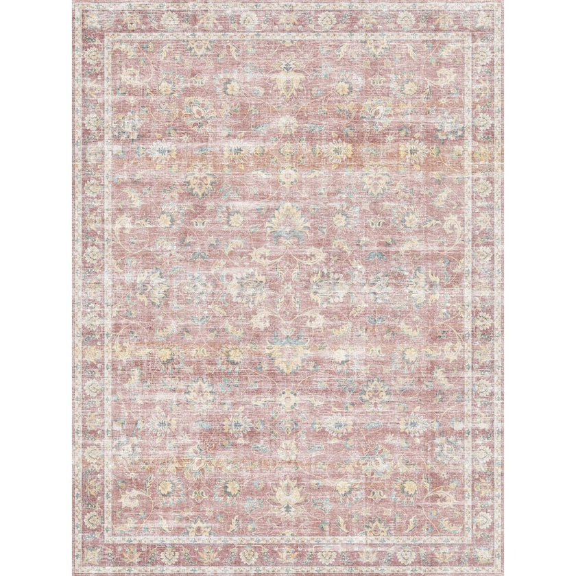 Elyse Pink Yellow Rug