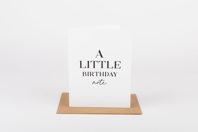 Little Birthday Note
