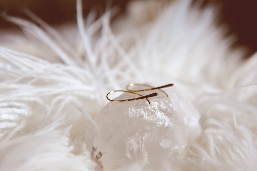 Mel drop wire earrings