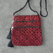 Tatreez Shoulder Pouch - 3 Zipper Compartments | Made by Palestinian Artisans