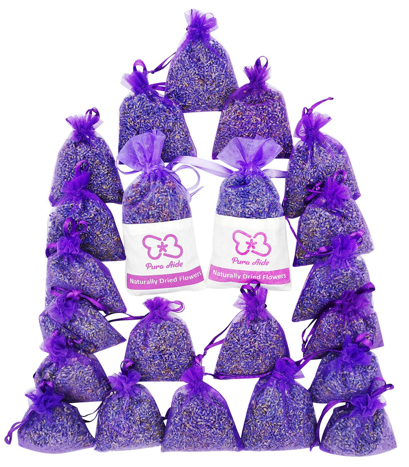 Pura Aide Lavender Sachets Pre-Filled for Refreshing Drawers Closets Dressers Shoe Boxes Wedding Toss Home Fragrance Fresh Scents (Pack of 22) 🍁 All In One Marketplace Canada