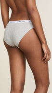 Calvin Klein Women's Carousel Bikini Panty, Black/White/Grey Heather, Small (Pack of 3) 🍁 All In One Marketplace Canada